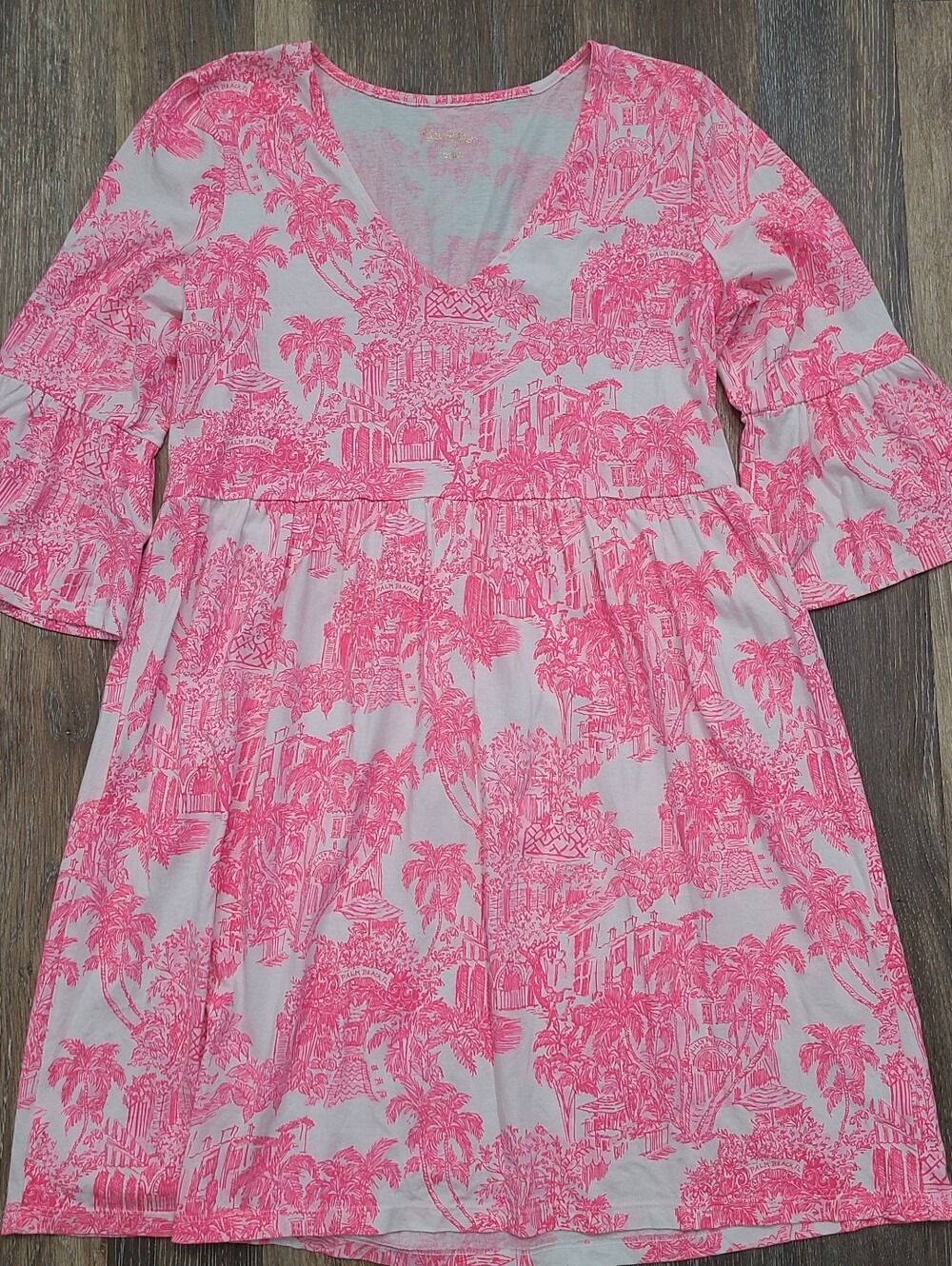 Lilly Pulitzer Jannie V-Neck Dress Women's Size Medium